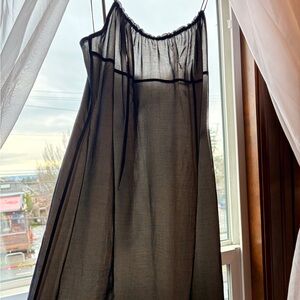 Vintage Silk & Cotton Shift Dress